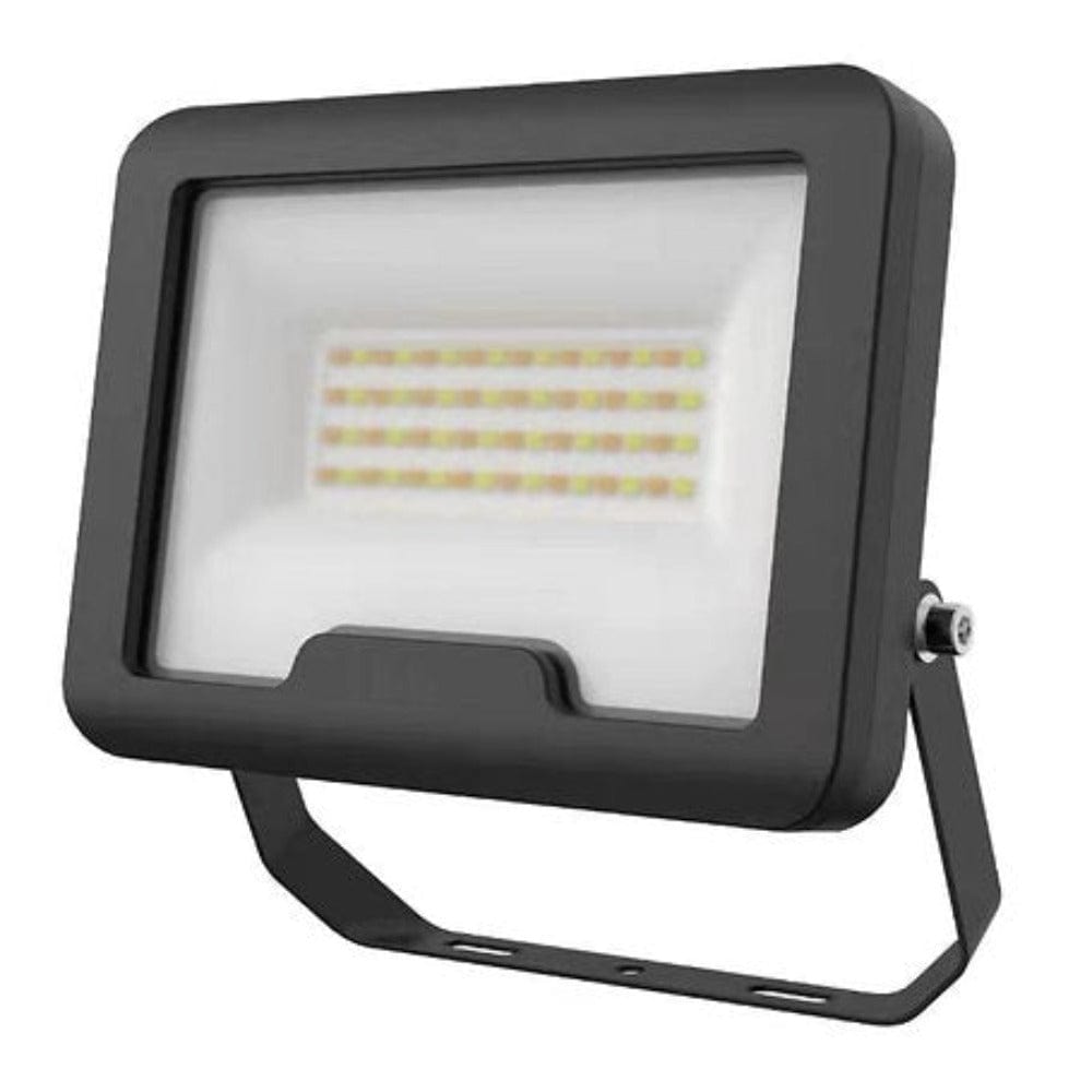 3A-Lighting Flood Lights LED Floodlight 30W Black Aluminium TRI Colour Lights-For-You 0024-FL-LG155C-30W/TC