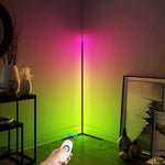 3A-Lighting Floor Lamps LED Floor Lamp Remote Control Black RGB Lights-For-You 0024-FL35150