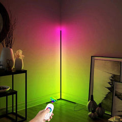 3A-Lighting Floor Lamps LED Floor Lamp Remote Control Black RGB Lights-For-You 0024-FL35150