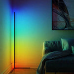 3A-Lighting Floor Lamps LED Floor Lamp Remote Control Black RGB Lights-For-You 0024-FL35150