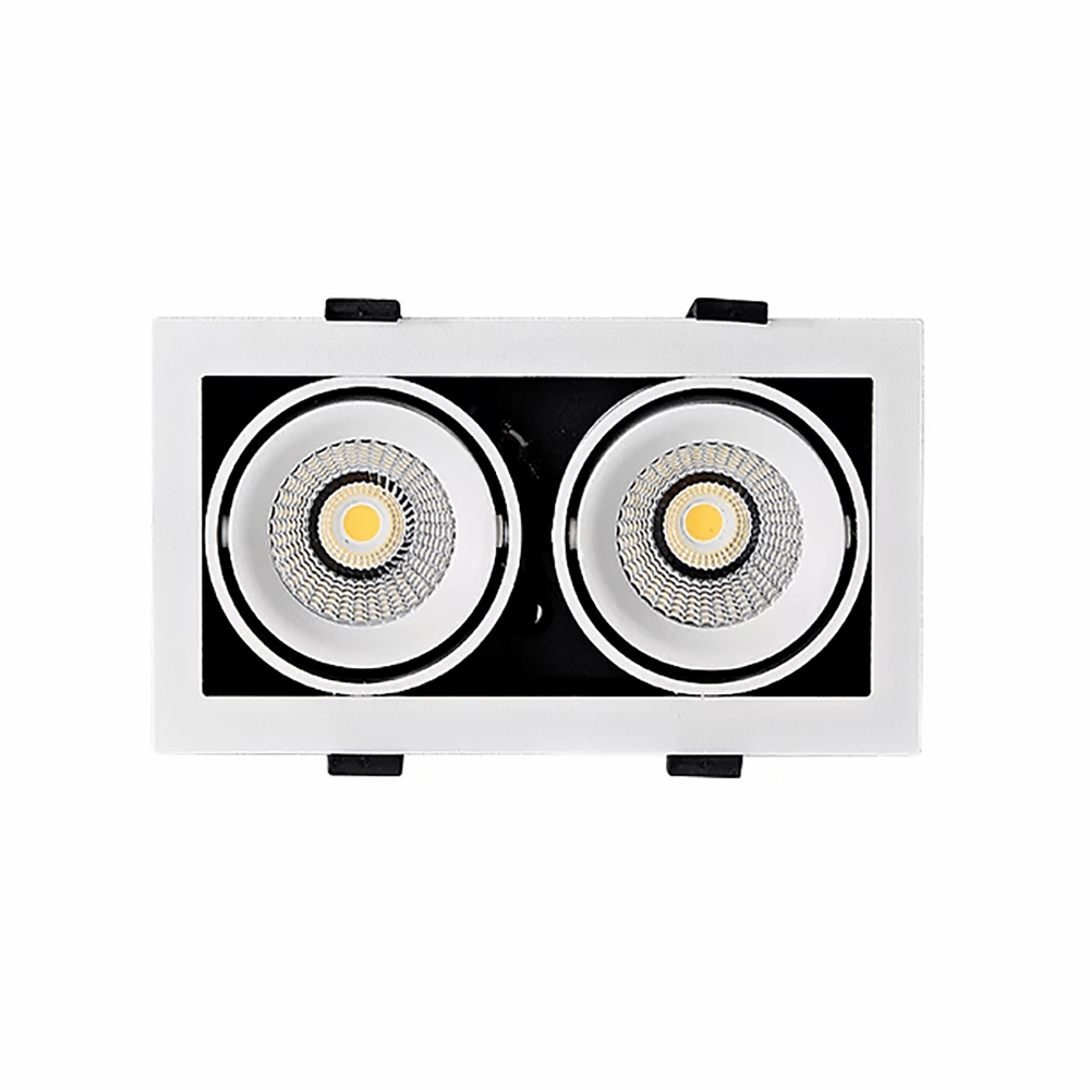 3A-Lighting LED Downlights Recessed 2 LED Downlight W185mm Lights-For-You LUX-DD1018M-C20W