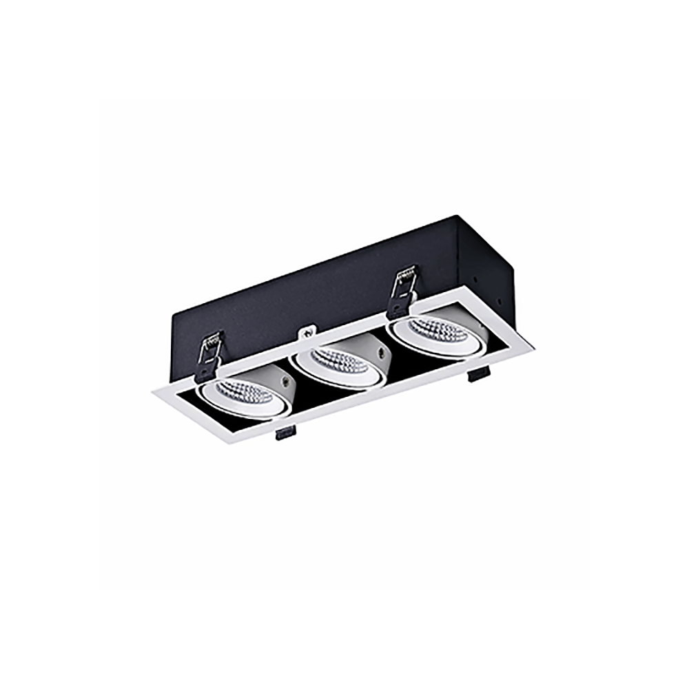 3A-Lighting LED Downlights Recessed 3 LED Downlight W277mm Lights-For-You LUX-DD2810M-C30W