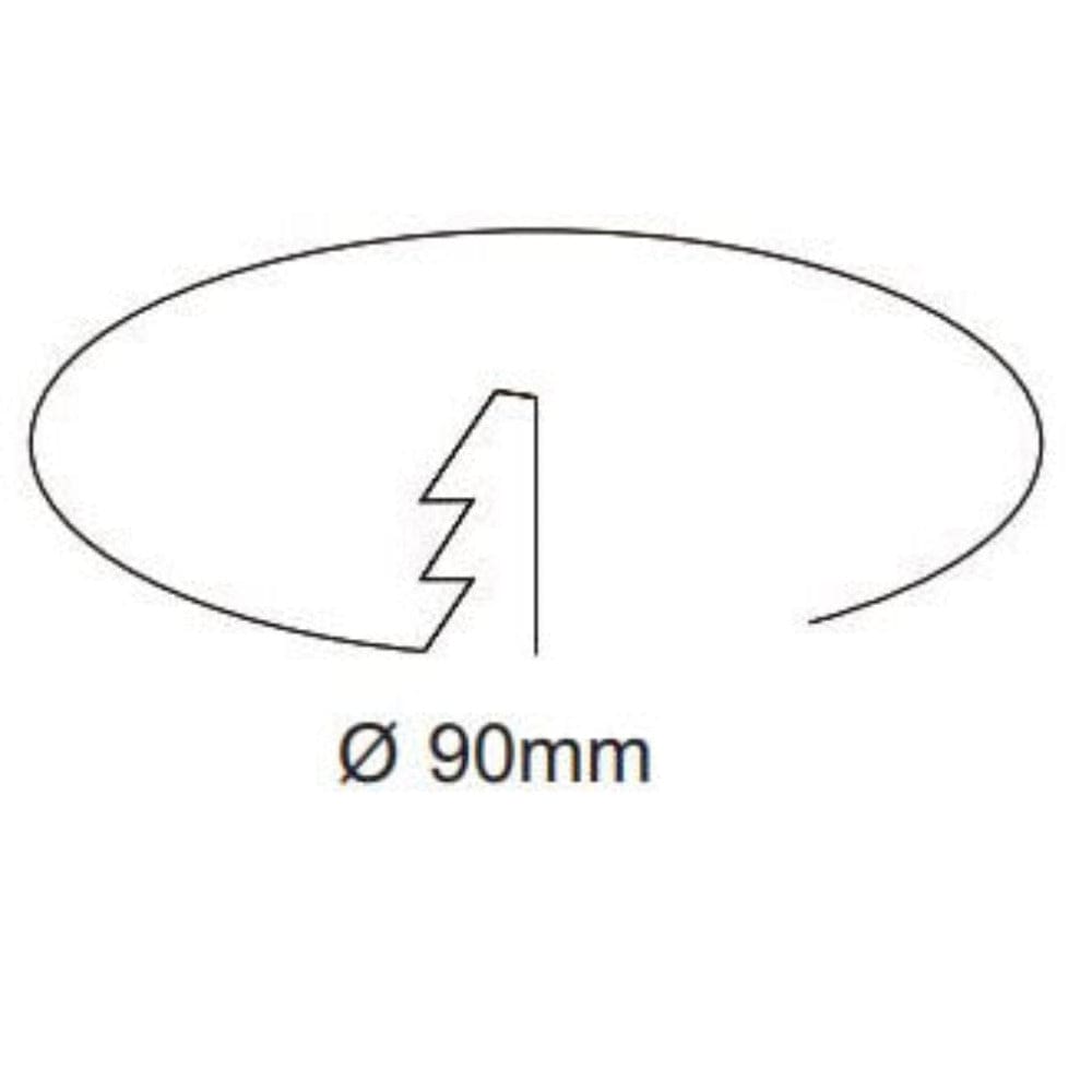 3A-Lighting LED Downlights Recessed LED Downlight W102mm White Lights-For-You DL9416/WH/TC