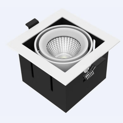 3A-Lighting LED Downlights White - Black Recessed LED Downlight W105mm Lights-For-You LUX-DD1010M-C10W