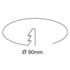 3A-Lighting LED Downlights Recessed LED Downlight W105mm White Lights-For-You DL9415/WH/TC