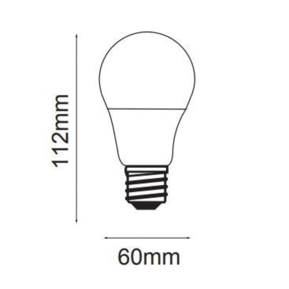 3A-Lighting LED Globes A60 LED Globe White BC 11W 240V 3000K Lights-For-You 0024-LED/A60/B22/WW