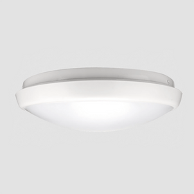 3A-Lighting LED Oyster Light Round LED Oyster Light 15W White Aluminium Lights-For-You 0024-AC1020/15W/WH/TC