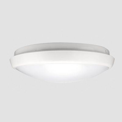 3A-Lighting LED Oyster Light Round LED Oyster Light 15W White Aluminium Lights-For-You 0024-AC1020/15W/WH/TC