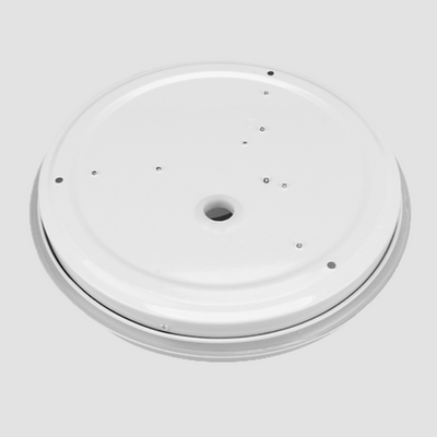 3A-Lighting LED Oyster Light Round LED Oyster Light 15W White Aluminium Lights-For-You 0024-AC1020/15W/WH/TC