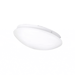 3A-Lighting LED Oyster Light Round LED Oyster Light W330mm 18W White Aluminium Lights-For-You 0024-AC1011-LED-18W