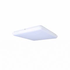Square LED Oyster Light 30W White Aluminium 3CCT - AC9002/PRE/30W/TC