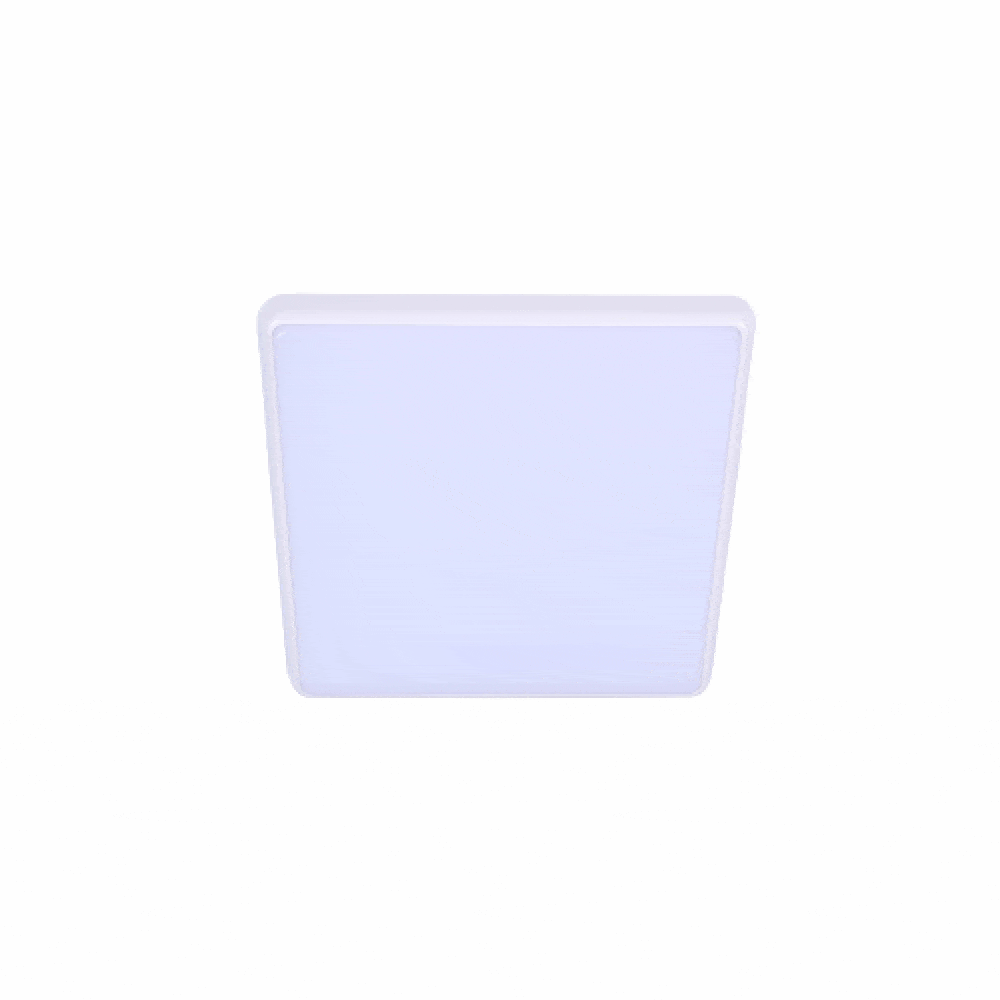 3A-Lighting LED Oyster Light White Square LED Oyster Light 30W White Aluminium 3CCT - AC9002/PRE/30W/TC Lights-For-You 0024-AC9002/PRE/30W/TC
