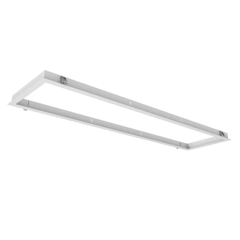 3A-Lighting LED Panel Frame Recessed Panel Frame 300mm x 1200mm White Steel Lights-For-You 0024-FRAME- RECESS 300*1200 OLD