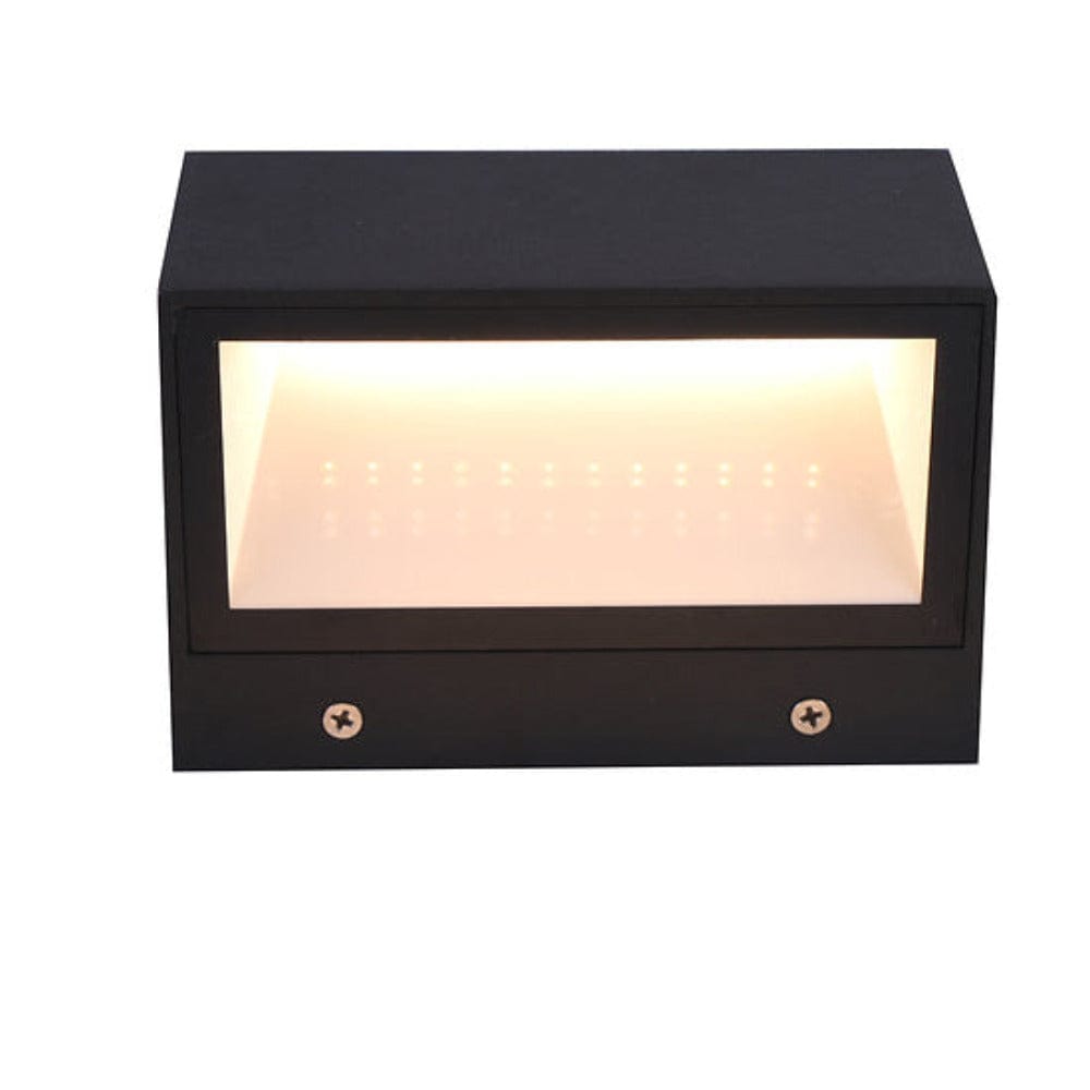 3A-Lighting Outdoor Wall Lights Exterior Wall Light W218mm Aluminium Lights-For-You 0024-SE-W1128-6/WH