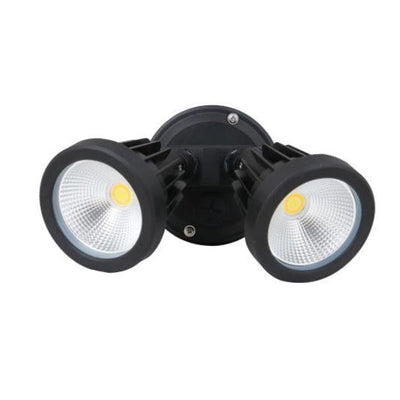 3A-Lighting Spot Lights Exterior Spotlight 2 LED White Lights-For-You 0024-AC4265/BLK
