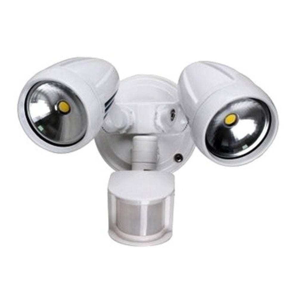 3A-Lighting Wall Light White Security Wall Light 2 LED Lights-For-You AC4202/WH/TC