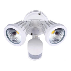 3A-Lighting Wall Light White Security Wall Light 2 LED Lights-For-You AC4262 WH