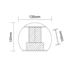 3A-Lighting Wall Lights Up / Down Wall Lights W135mm Lights-For-You