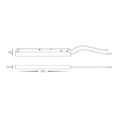 48v DC LED Driver to suit Low Voltage Track System 100w or 200w Havit Commercial - HCP-10291-X00W