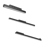 48v DC Prismatic Linear LED Track Light CCT 7w, 14w, 20w in Black Havit Commercial - HCP-1029207-9