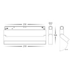 48v DC LED Track Light CCT 10w in Black Havit Commercial - HCP-1029107
