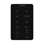 Domus Bathroom Heater Replacement SWITCH Black