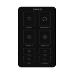 Domus Bathroom Heater Replacement SWITCH Black