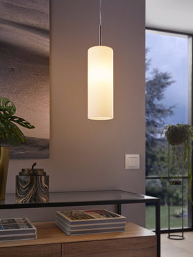 Troy 3 Satin Nickel Pendant Light (1Lt or 3Lt) in the room
