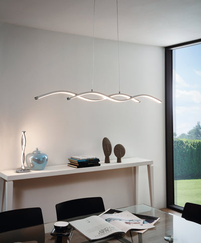 Lasana 2 LED Pendant Light 2Lt or 3Lt 3000k in the room