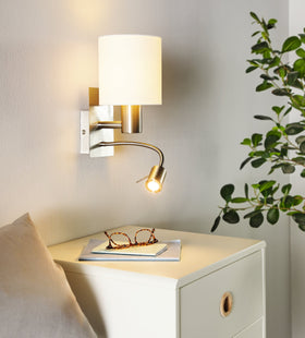 Pasteri Table Lamp 1Lt in Grey in the room