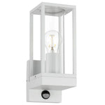 Belmin Exterior Sensor Wall Light — White