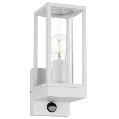Belmin Exterior Sensor Wall Light — White