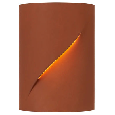 Calro Gypsum Indoor Wall Light — Terracotta