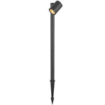 Clovis 24V Mr16 Exterior Post Spike Light — Black