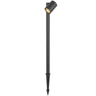 Clovis 24V Mr16 Exterior Post Spike Light — Black
