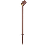 Clovis 24V Mr16 Exterior Post Spike Light — Corten