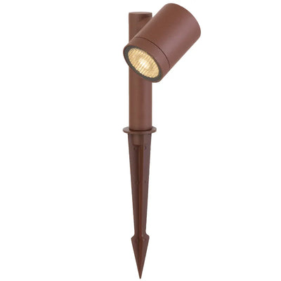 Clovis 24V Mr16 Exterior Spike Light — Corten