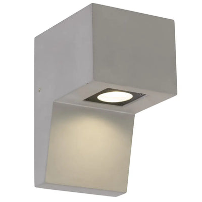 Engar Gypsum Exterior Wall Light — Grey