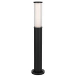 Gevet 80Cm Exterior LED Bollard Light — Black
