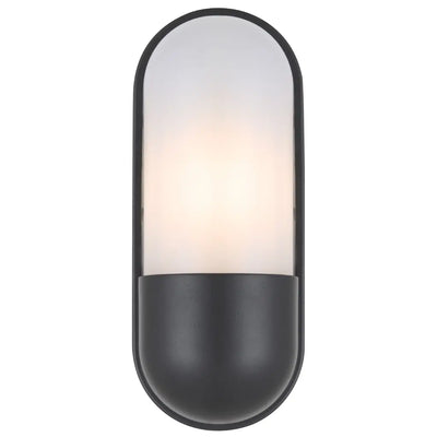 Hull Exterior Wall Light — Black