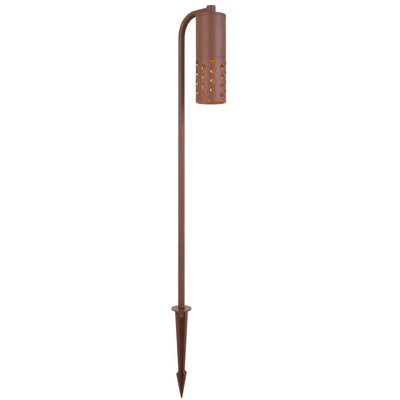 Manus 24V Mr16 Exterior Post Spike Light — Corten