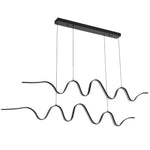 Oselia Linear Pendant Light — Black