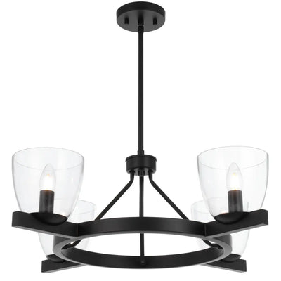 Radam 4 Pendant Light — Black