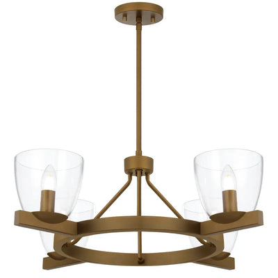 Radam 4 Pendant Light — Vintage Brass
