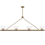 Radam 4 Light Bar Pendant Light — Vintage Brass