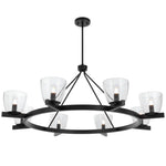 Radam 8 Pendant Light — Black