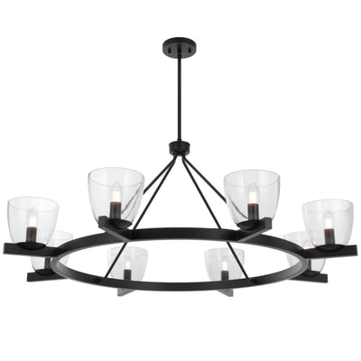 Radam 8 Pendant Light — Black