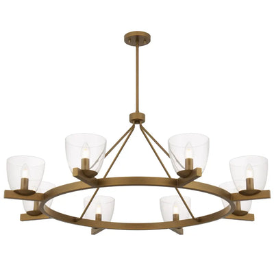 Radam 8 Pendant Light — Vintage Brass
