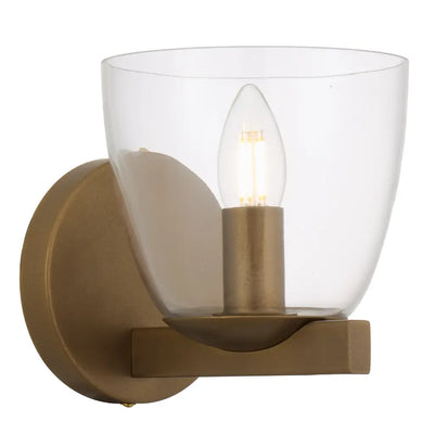 Radam Single Wall Light — Vintage Brass