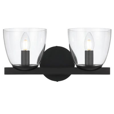 Radam Twin Wall Light — Black